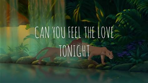 can u feel the love lyrics|can you feel the love tonight lyrics disney.